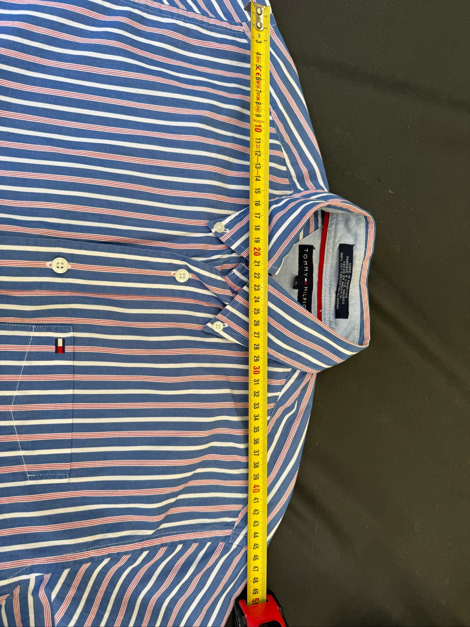Tommy Hilfiger, camisa de manga corta, hombre, talla S/M – photo 6